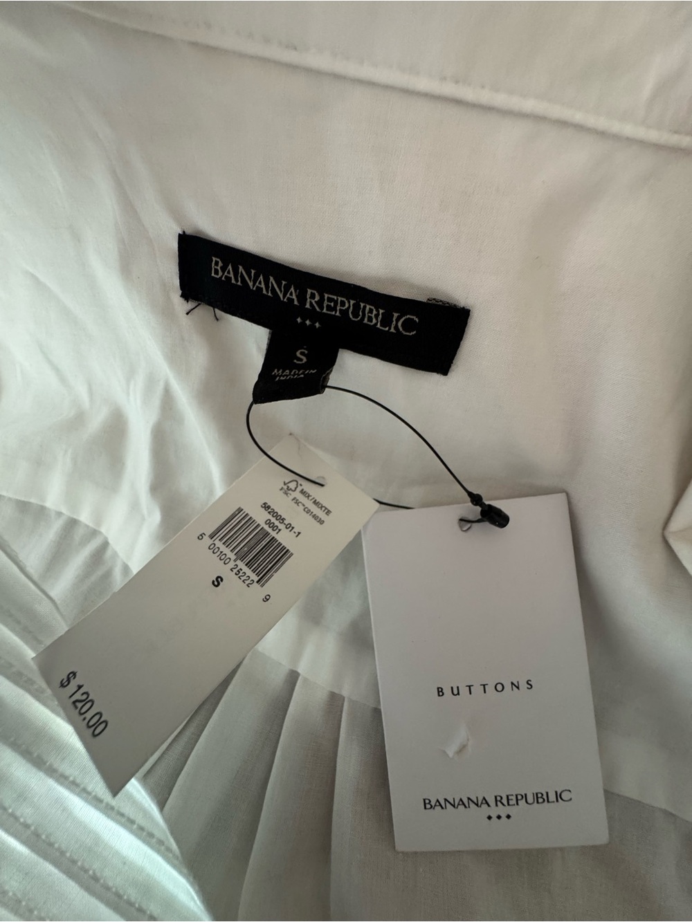 Banana Republic Factory PINTUCK BIB MIDI SHIRTDRESS Size Small - Picture 7 of 10